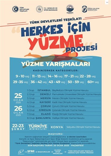 TÜRK DEVLETLERİ TEŞKİLATI HERKES İÇİN YÜZME PROJESİ