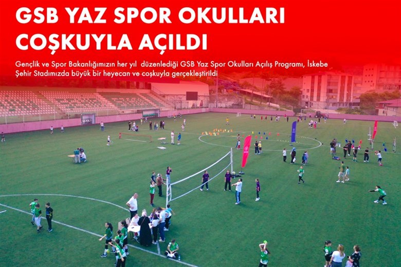 GSB YAZ SPOR OKULLARI COŞKUYLA AÇILDI...