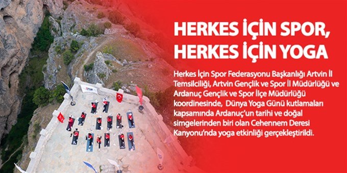CEHENNEM DERESİ KANYONU' NDA YOGA